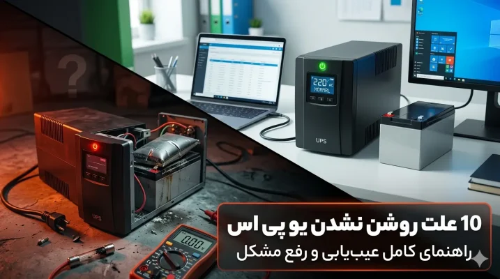 10 علت روشن نشدن یو پی اس