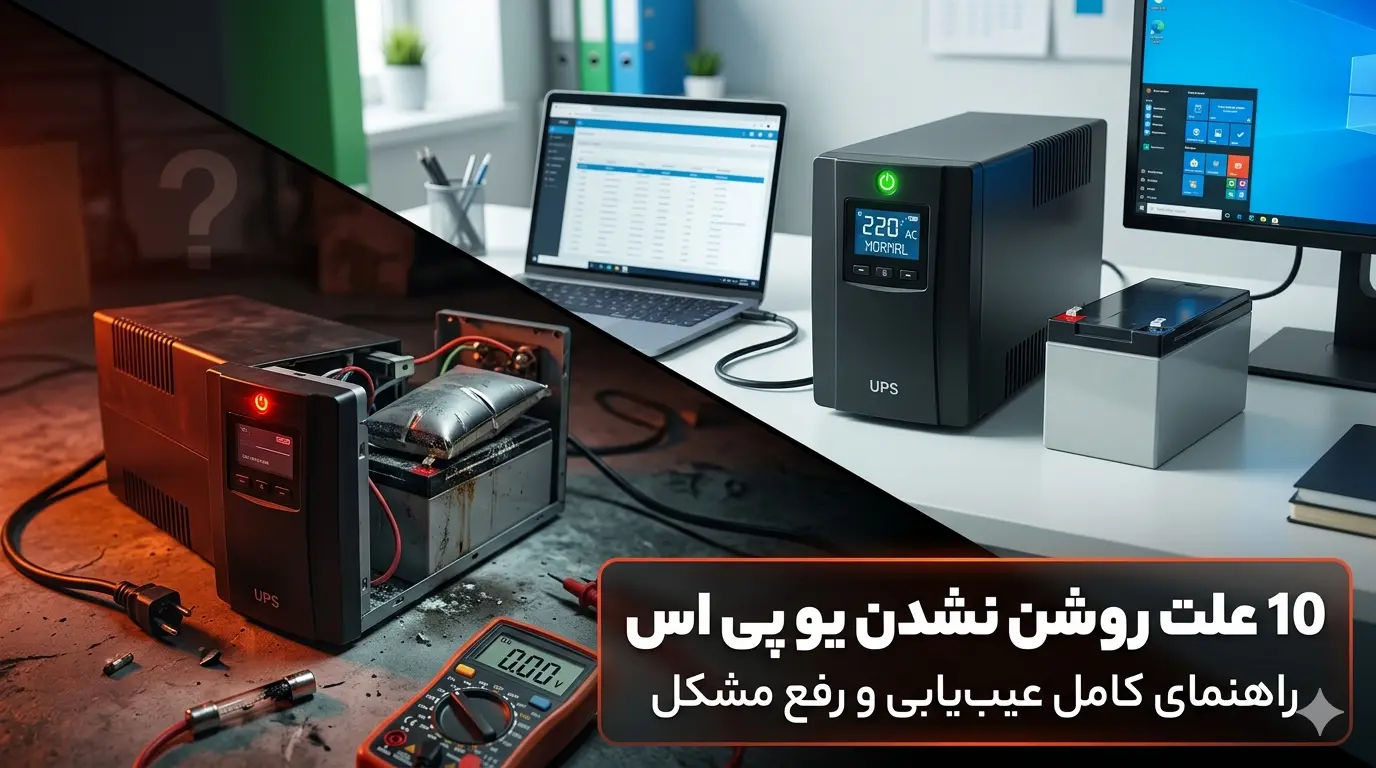 10 علت روشن نشدن یو پی اس