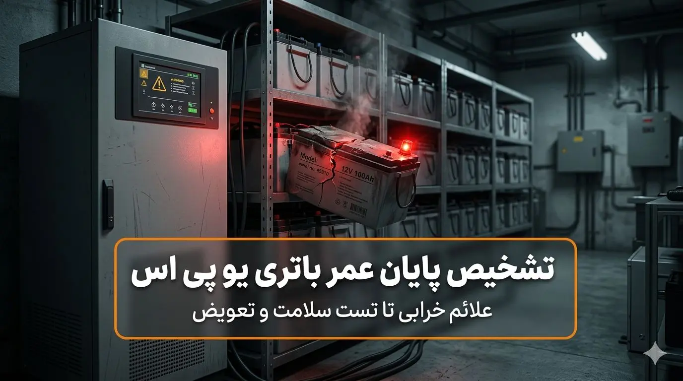 تشخیص پایان عمر باتری یو پی اس