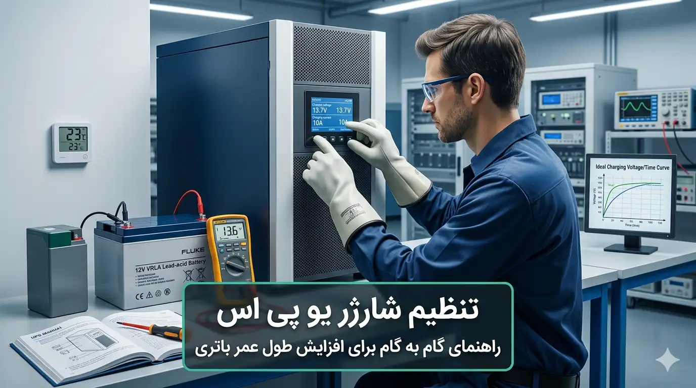 راهنمای گام به گام برای افزایش طول عمر باتری یو پی اس