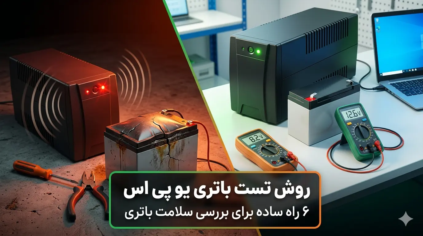 روش تست باتری یو پی اس